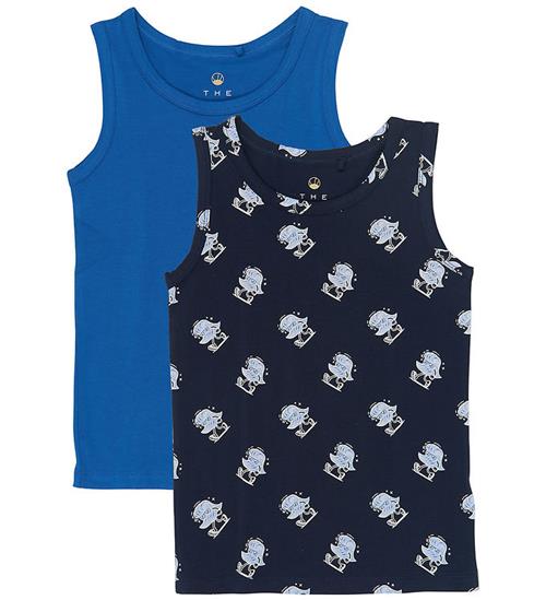 The New Undertrøje - 2-pak - TnThe - Navy Blazer AOP