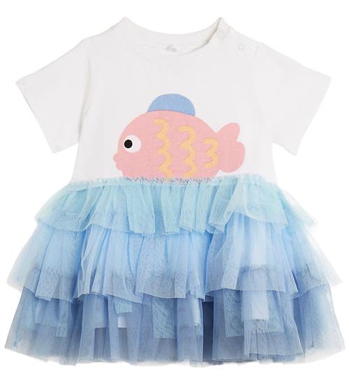 Stella McCartney Kids Kjole - Hvid/Blå