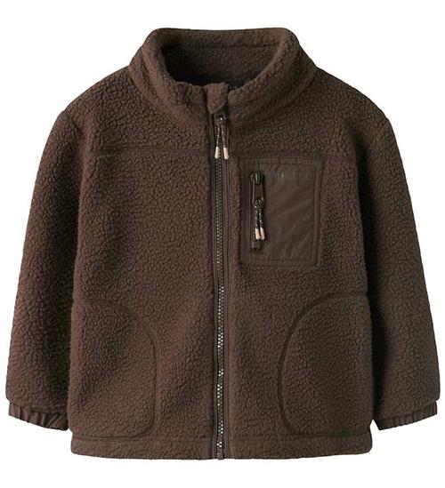 Name It Fleecejakke - NmMiller - Chocolate Brown