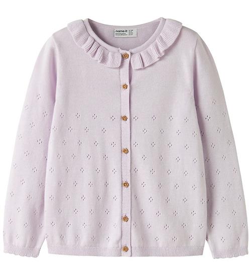 Name It Cardigan - Strik - NmfDiame - Lavender Fog