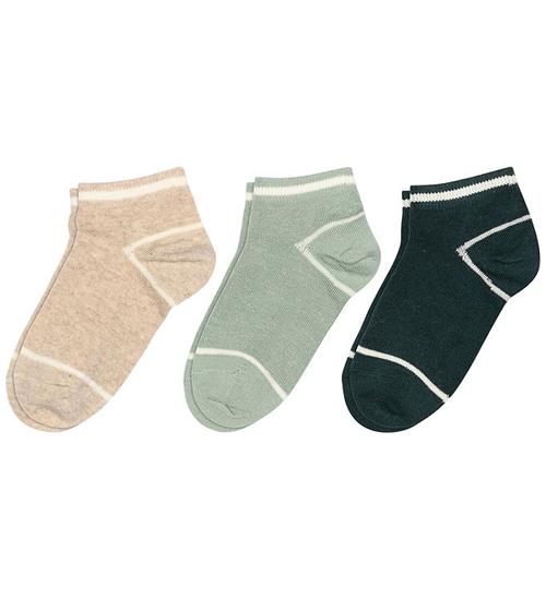 MP Ankelstrømper - 3-pak - Bo - Green Multi