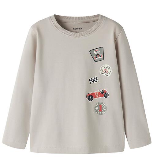 Name It Bluse - NmmVux - Chateau Gray/Badgets