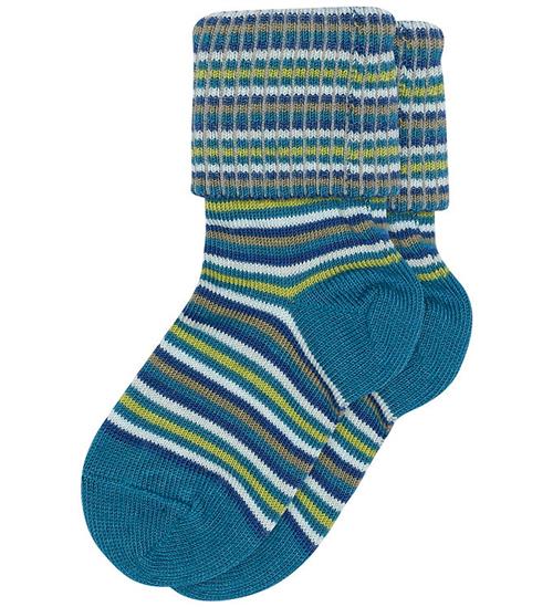 MP Strømper - True Blue m. Striber