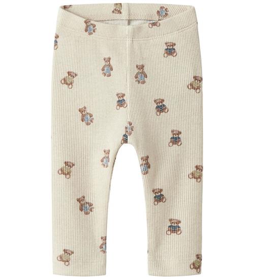 Name It Leggings - Rib - NbmDenkab - Peyote Melange