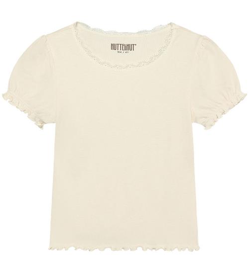 Huttelihut T-shirt - Rib - Antique White