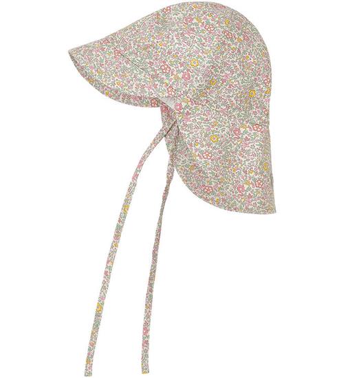 Huttelihut Legionærhat - Liberty - Double Cream m. Blomster