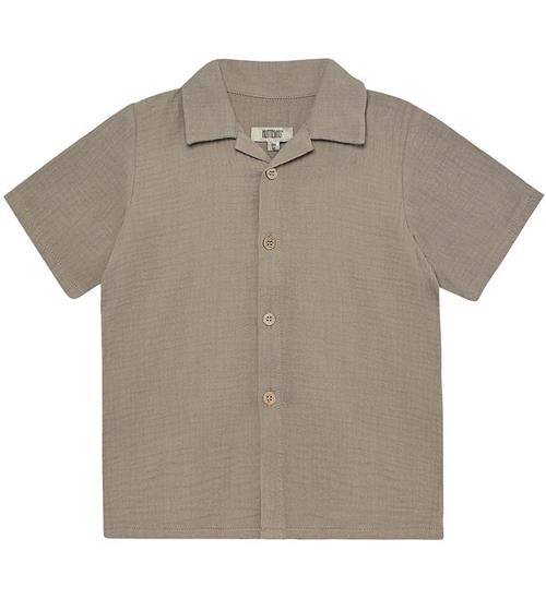 Huttelihut Skjorte - Musselin - Moon Rock