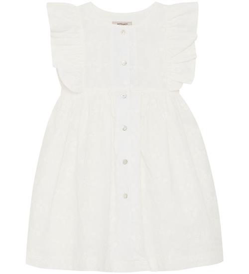 Huttelihut Kjole - Antique White m. Broderi