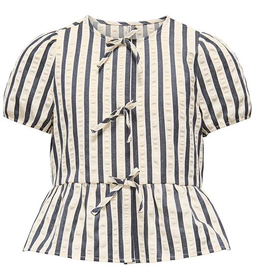 Kids Only Skjorte - KogMilani - Night Sky/Cloud Dancer/Birch