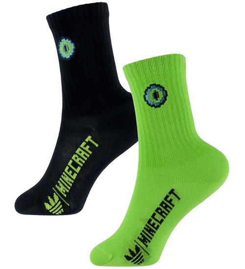 adidas Originals Strømper - 2-pak - Minecraft CR SO - Sort/Grøn