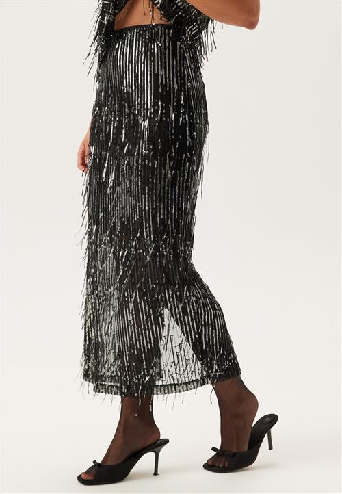 ONLY Onlspacy Hw Long Sequins Skirt