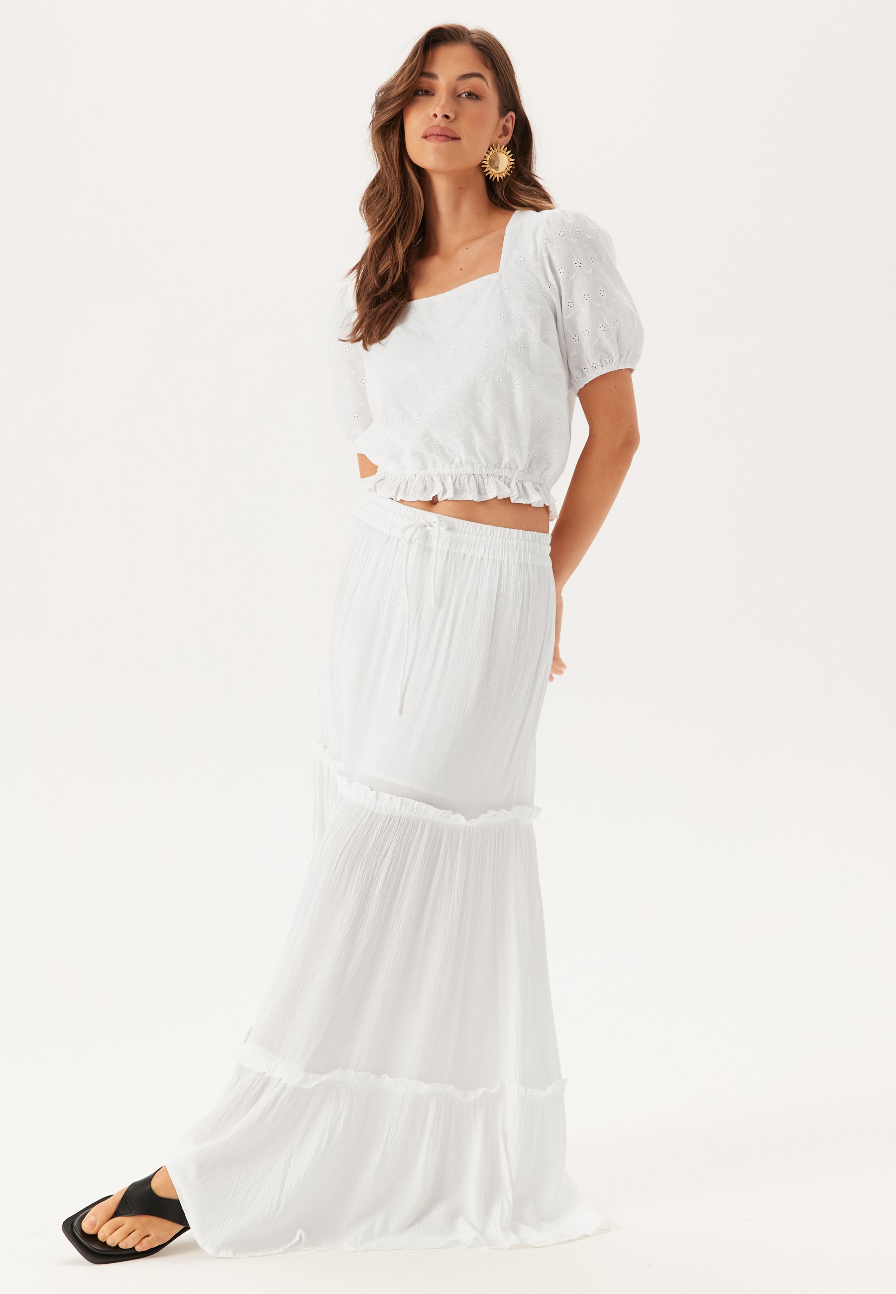 VILA Vimesa High Waist long skirt