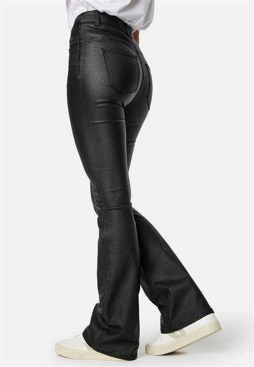 BUBBLEROOM Tove High Waist Coated Flared Jeans