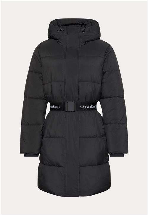 Calvin Klein Jeans Belted Midweight Long Puffer