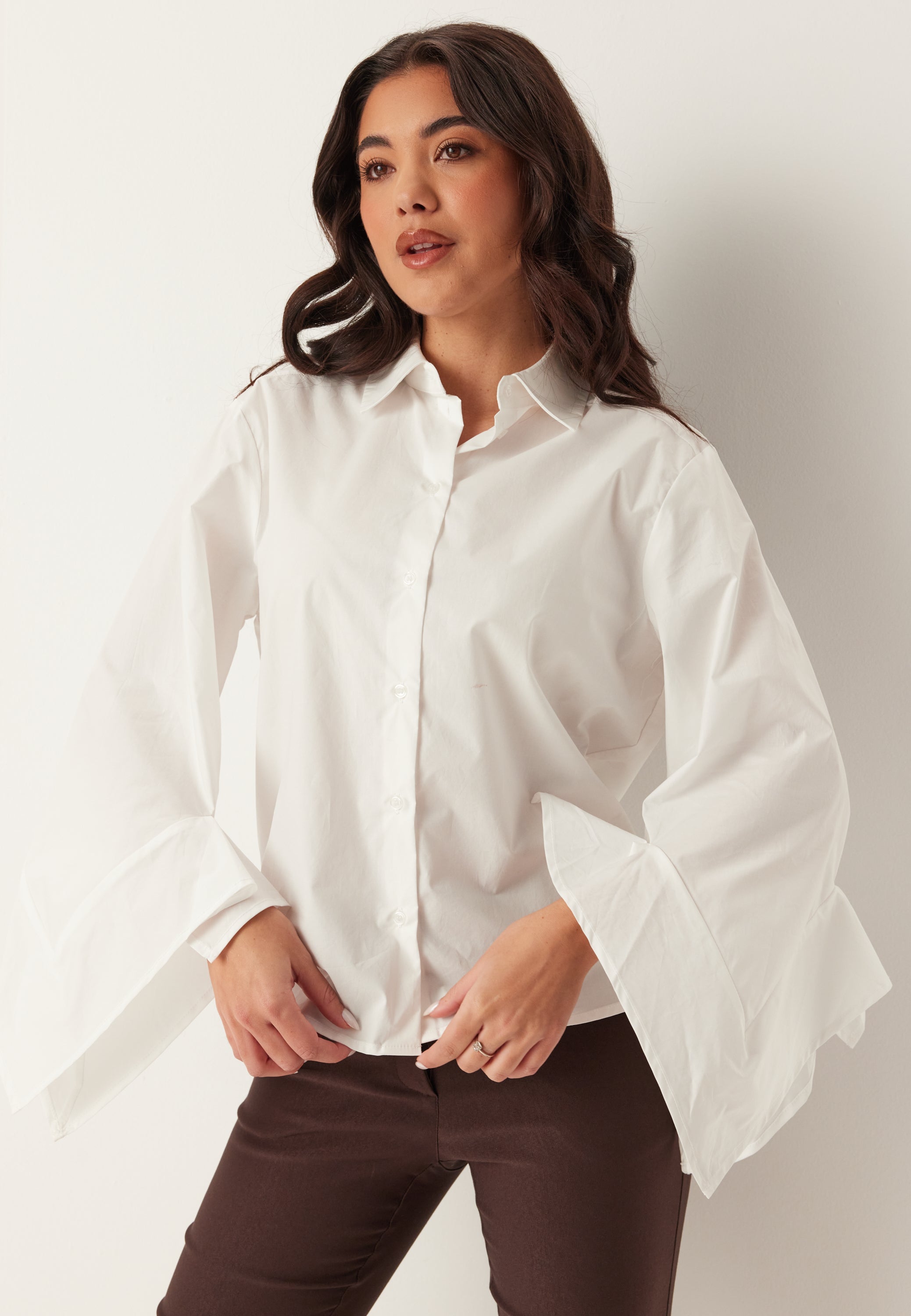 SELECTED Slfdelia Relaxed Flounce Shirt