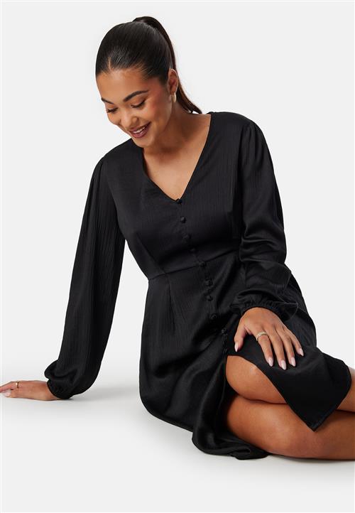 Happy Holly Satin Dress