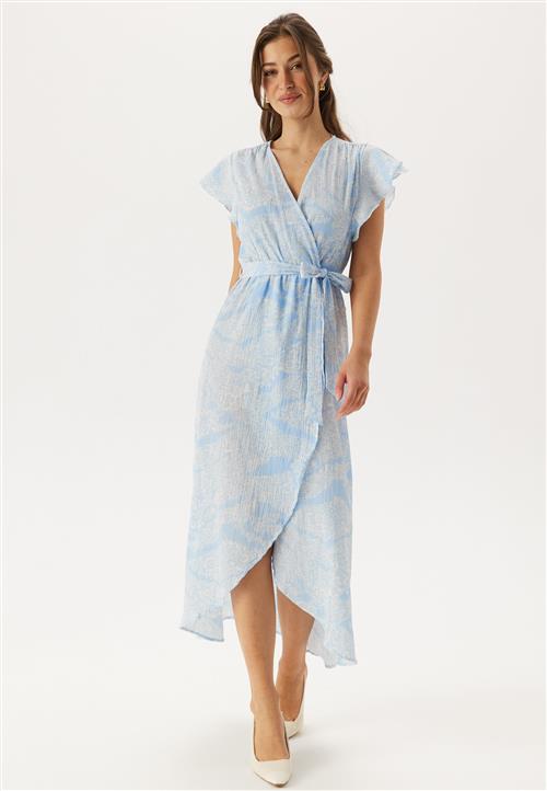 VERO MODA Vmpage S/L Long Wrap Dress