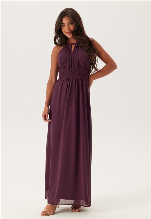 VILA Vimilina Halterneck Maxi Dress