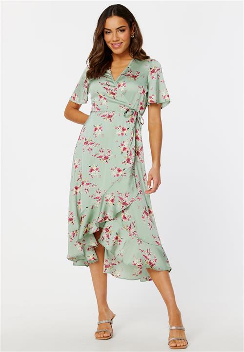 BUBBLEROOM Pauletta Wrap Dress