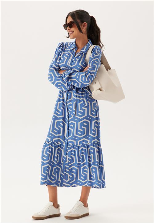 Happy Holly Viscose Long Sleeve Dress