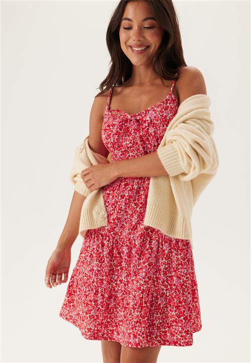 BUBBLEROOM Short Flounce Strap Dress