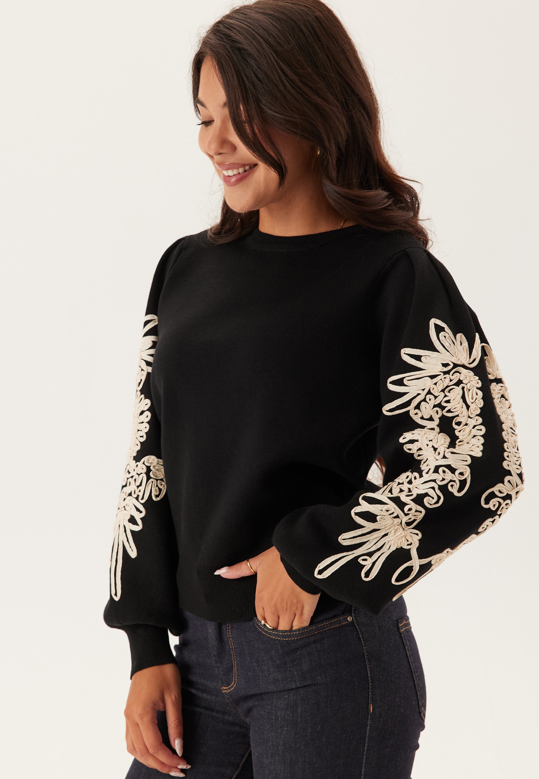 Object Collectors Item Objjoana L/S KNIT PULLOVER