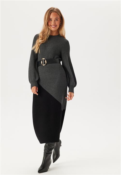 Object Collectors Item Objditte Re L/S Knit Midi Dress