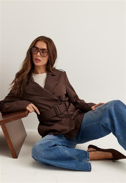 BUBBLEROOM Short Trench Coat