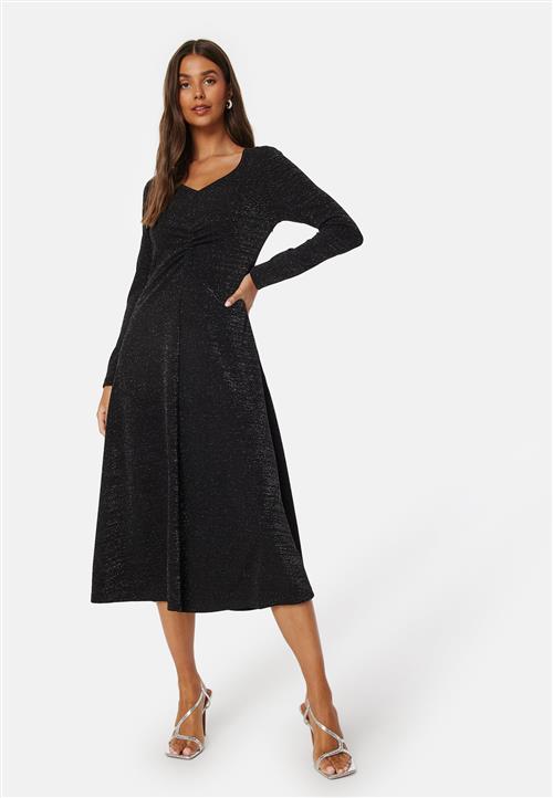 SELECTED Rue LS Midi Glitter Dress