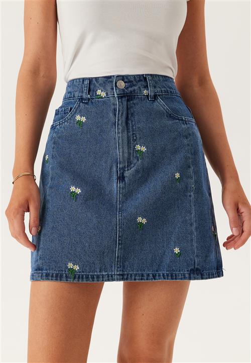 Pieces Pcfreia Hw Short Denim Skirt