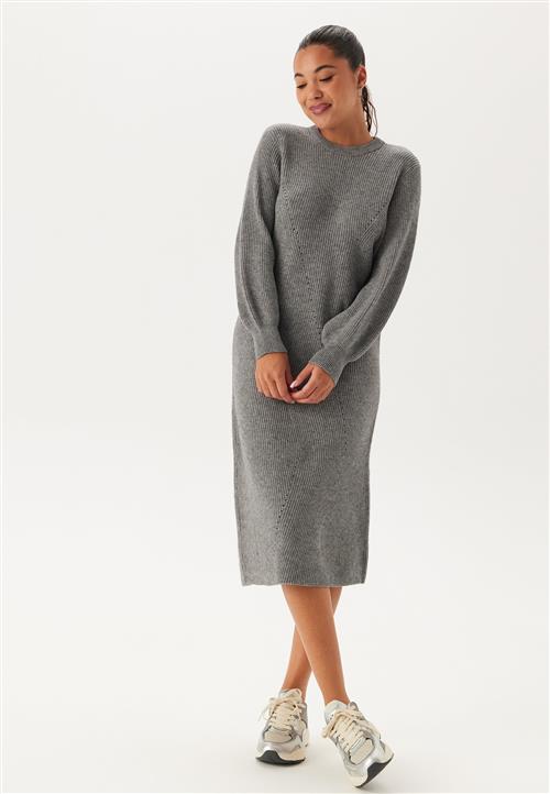 Object Collectors Item Objditte Re L/S Knit Midi Dress