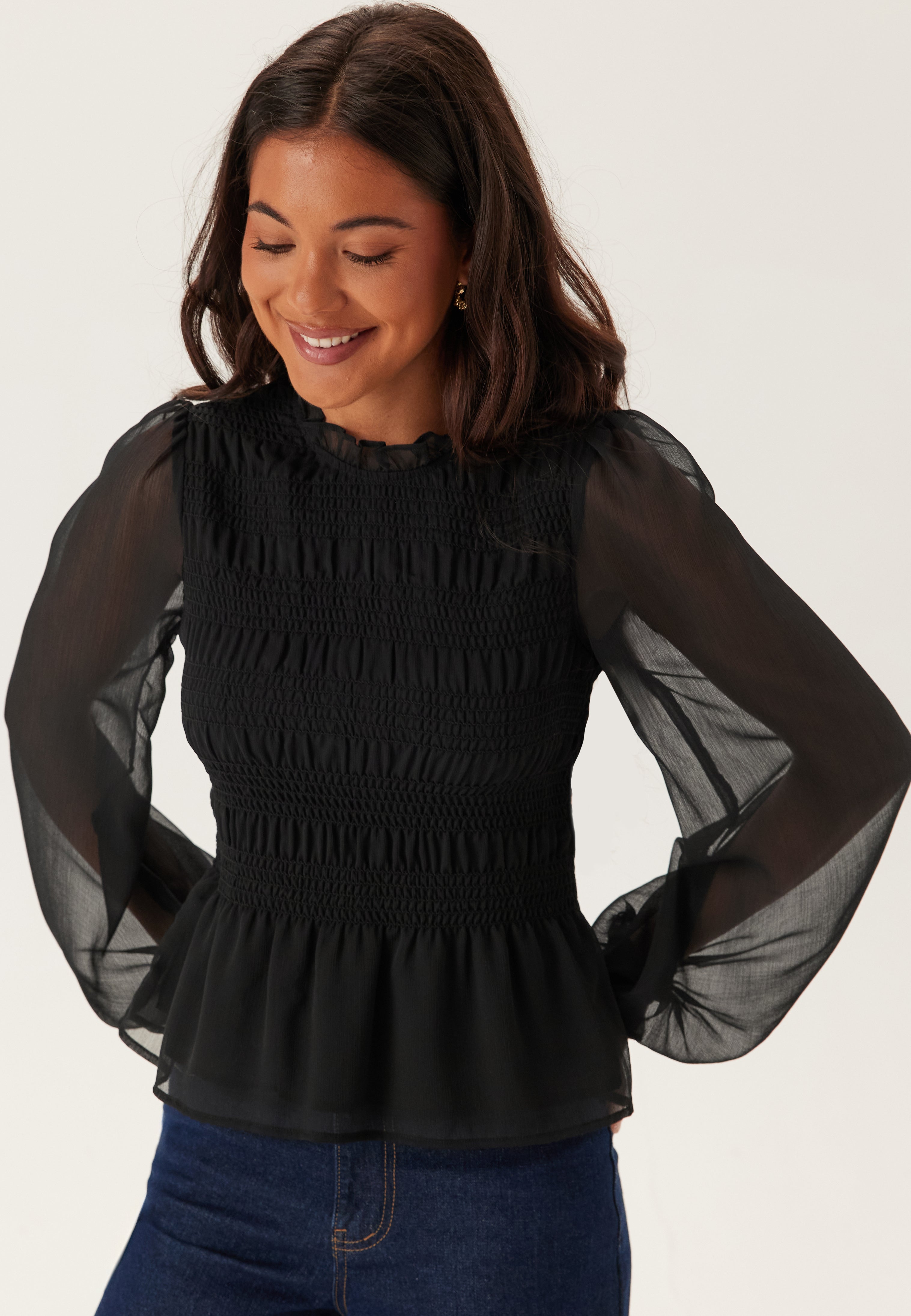 BUBBLEROOM Smock L/S Blouse