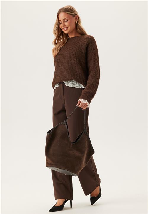 Latalia Ferrara Suede Shopping Bag