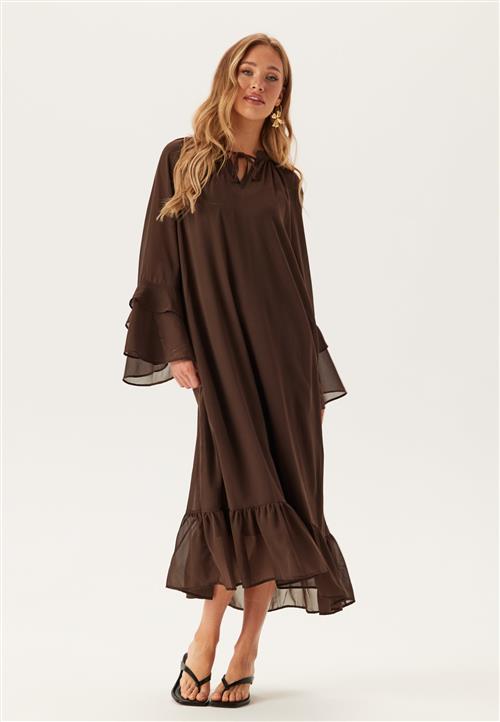 Object Collectors Item Objgina L/S RE V-NECK MIDI DRE