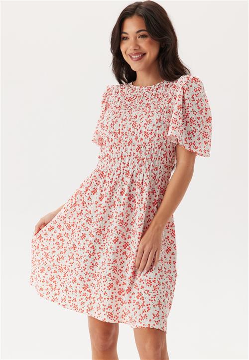 BUBBLEROOM Butterfly Sleeve Short Dress