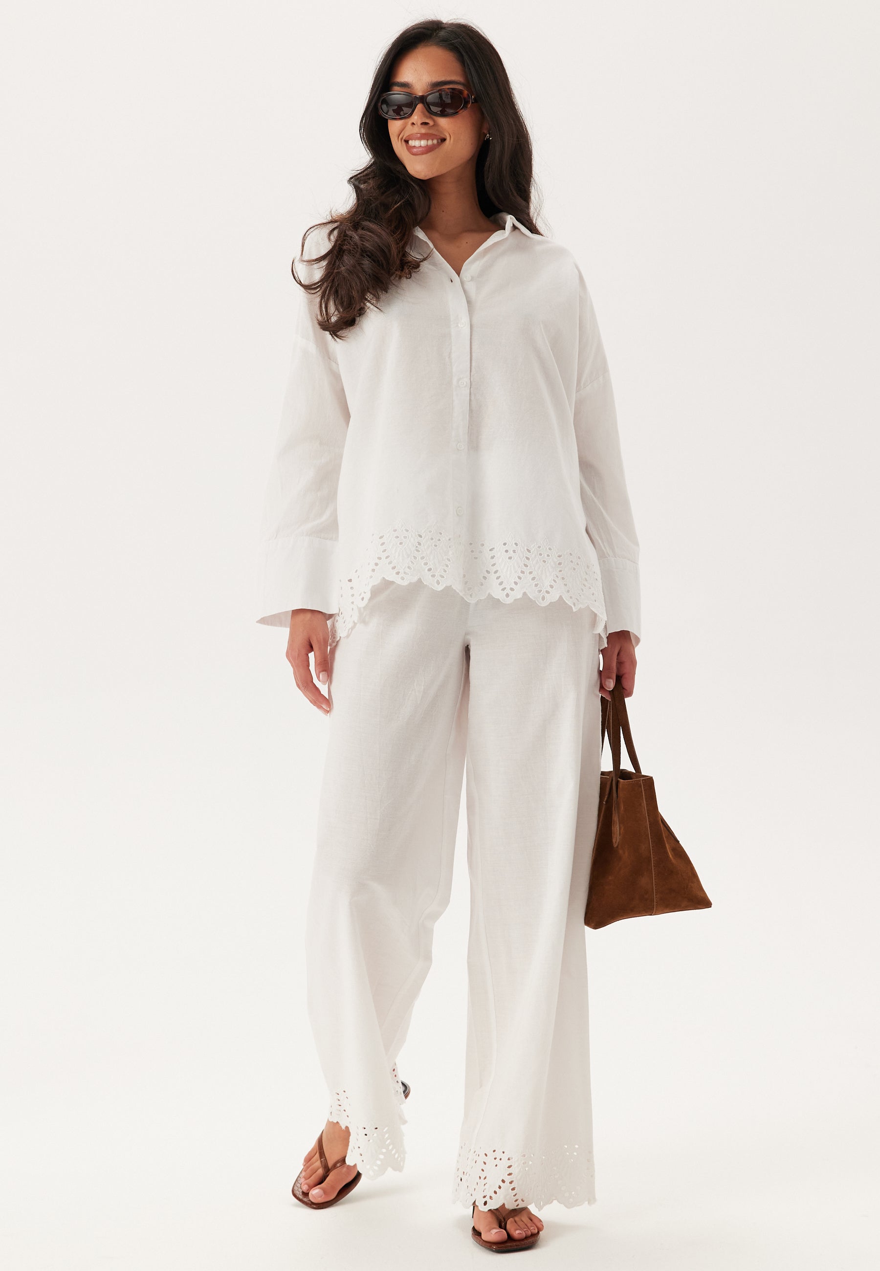 ONLY Onlgraces Tulum Ls Emb Shirt