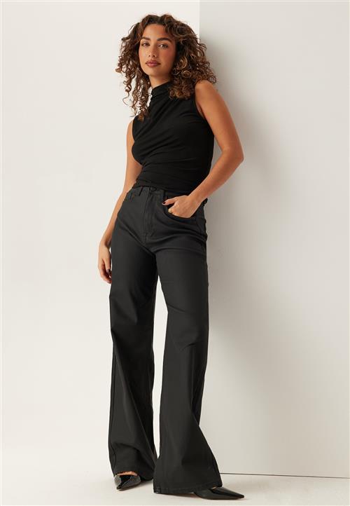 VILA Vifreya Hw Coated Wide Jeans