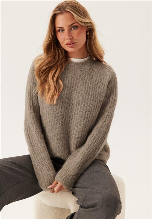 Pieces Pccleo Ls O-neck Chunky Knit