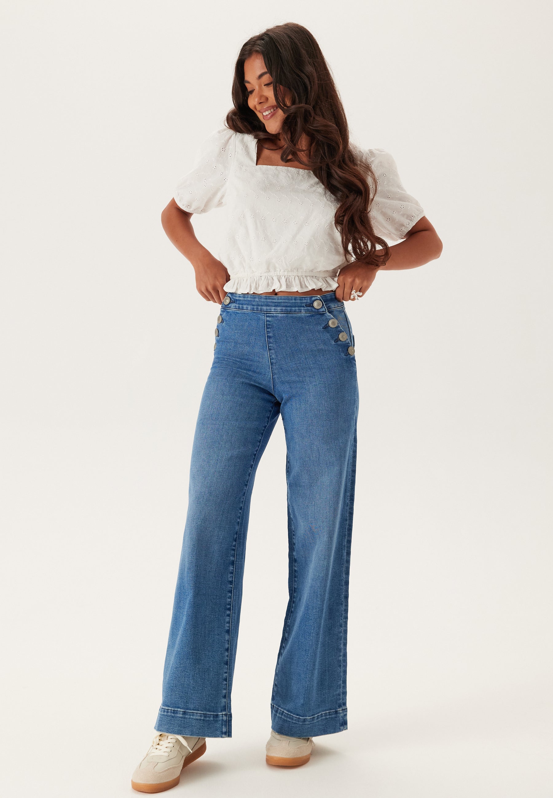 ONLY Onlmadison Hw Button Wide Dnm