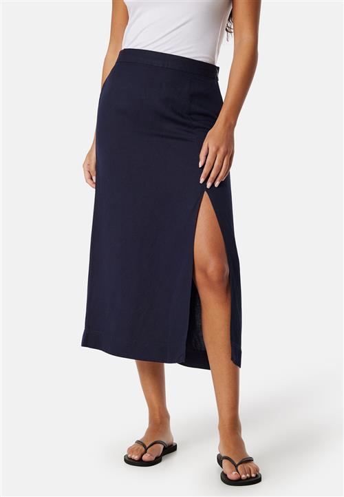 GANT Midi Linen Blend Skirt