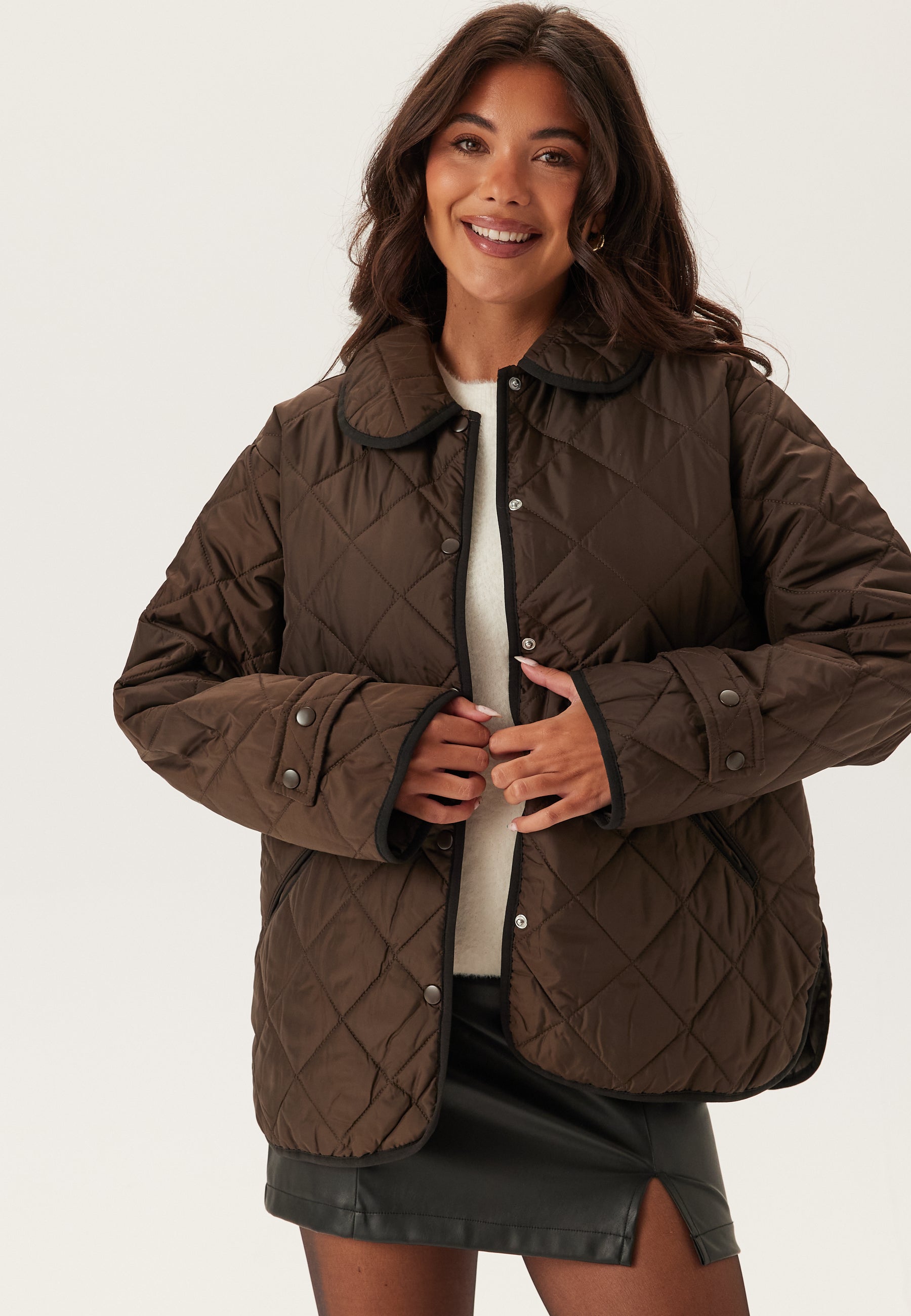 Pieces Pcemily Short Quilted Jacket