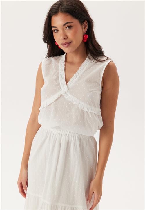 Happy Holly Cotton Dobby Dot Blouse