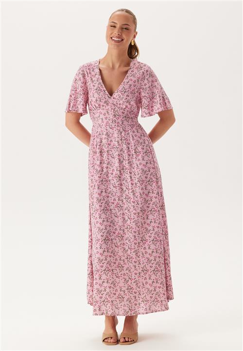BUBBLEROOM Butterfly Sleeve Viscose Maxi