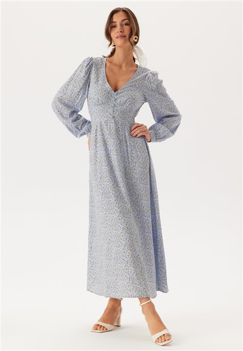 BUBBLEROOM Viscose V-neck Maxi