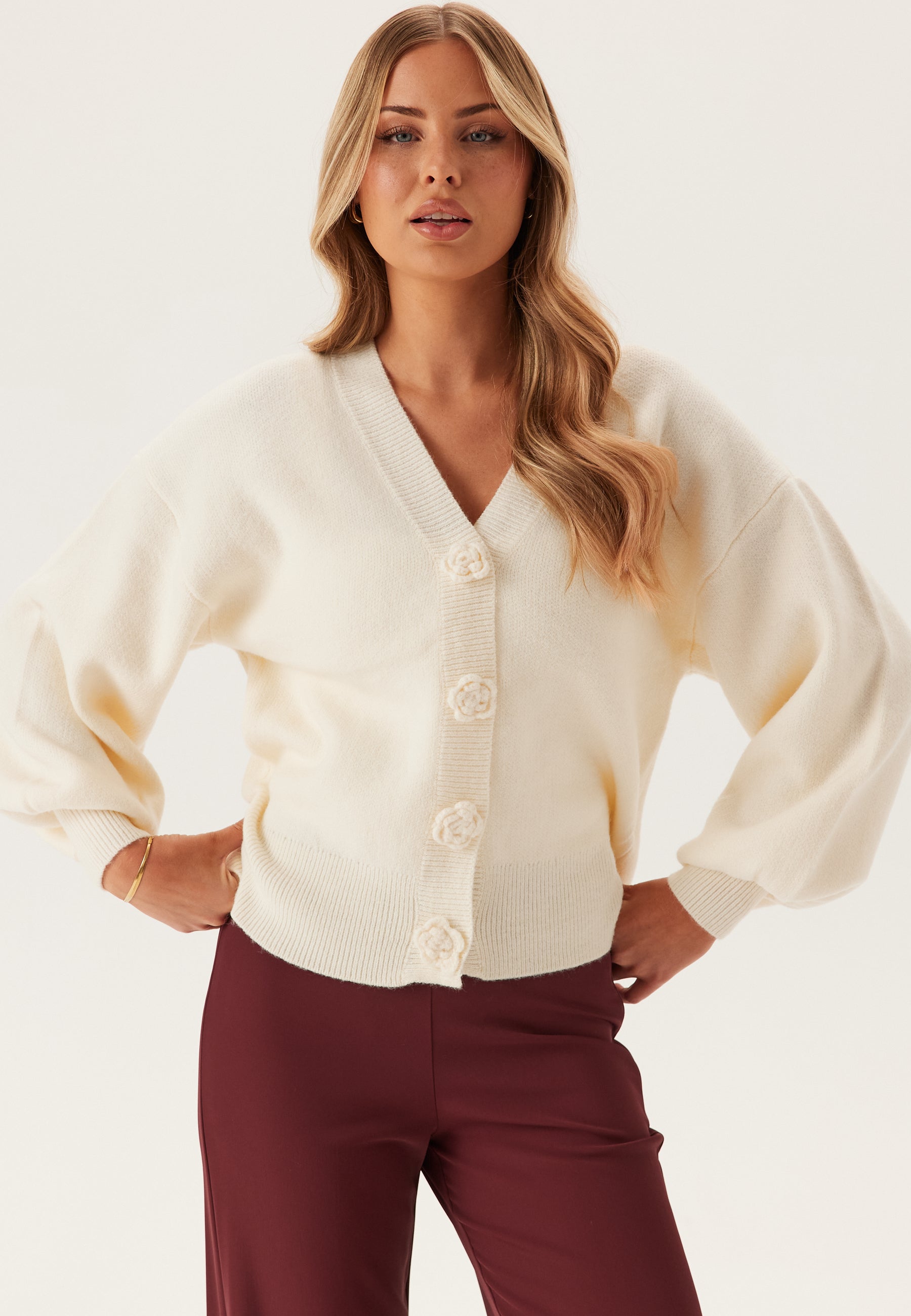 VILA Viradia L/S ROSE CARDIGAN ROSE