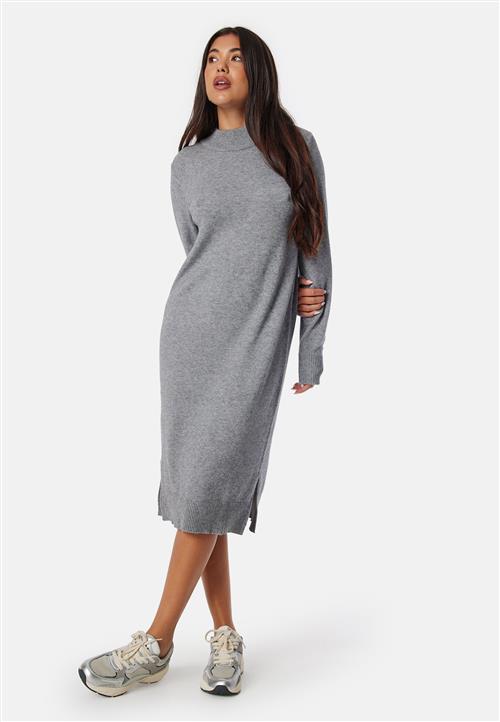 VILA Viril Crew Neck Midi Dress