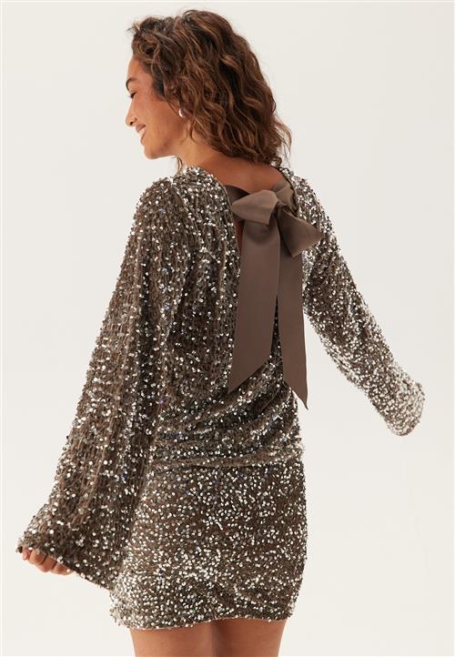 Pieces Pckam Ls Deep Back Bow Top