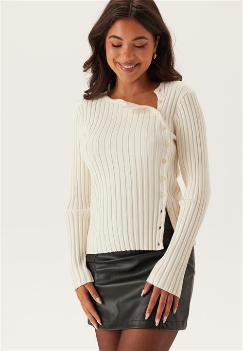 SELECTED Slfhelen Ls Knit Button O-neck