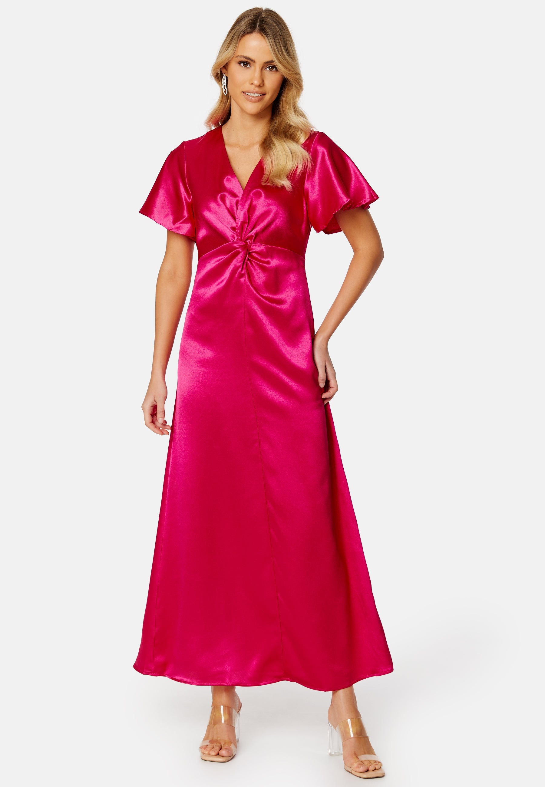 VILA Sittas V-Neck S/S Maxi Dress