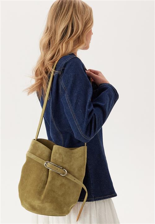 Liffner Belted Bucket Bag